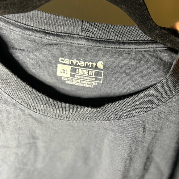 Carhartt Men's Slate Blue Pocket T-Shirt Size 2XL - Picture 4 of 4